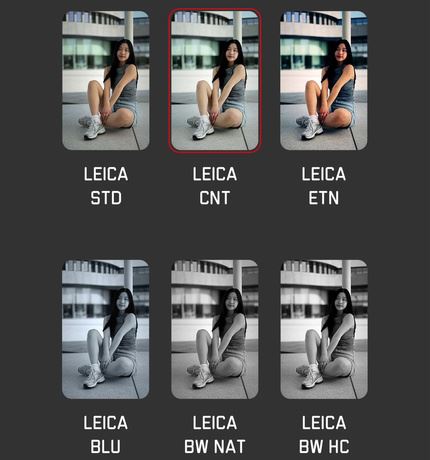 Leica LUX: новое фотоприложение для iPhone с имитацией культовых объективов