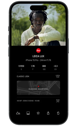 Leica LUX: новое фотоприложение для iPhone с имитацией культовых объективов