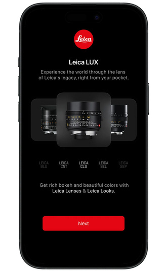 Leica LUX: новое фотоприложение для iPhone с имитацией культовых объективов