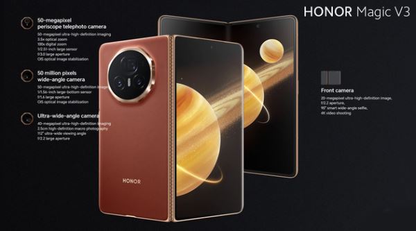 Honor Magic V3 обновил рекорд толщины складных смартфонов