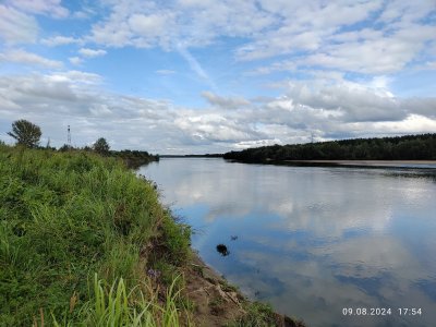 Прогулка по берегу реки.